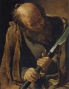 Georges de La Tour The apostle Thomas oil painting artist